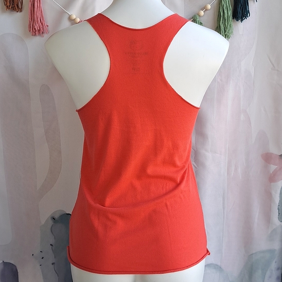 Y2k Sanrio Hello Kitty Eating Watermelon Summer Tank Top Coral Size S racerback - Picture 4 of 11